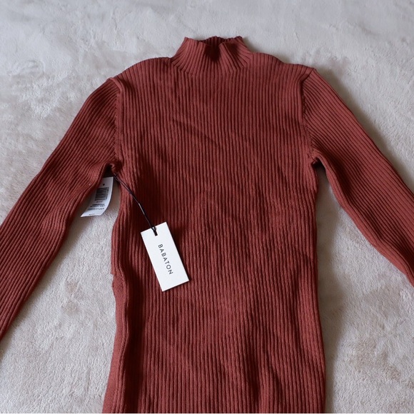 BABATON Ambrosia Sculpt Knit Top NWT - Picture 4 of 9